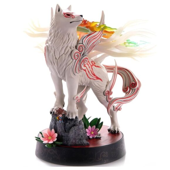 Okami: Shiranui 9" PVC Painted Statue (Standard Pose) - Picture 6 of 7